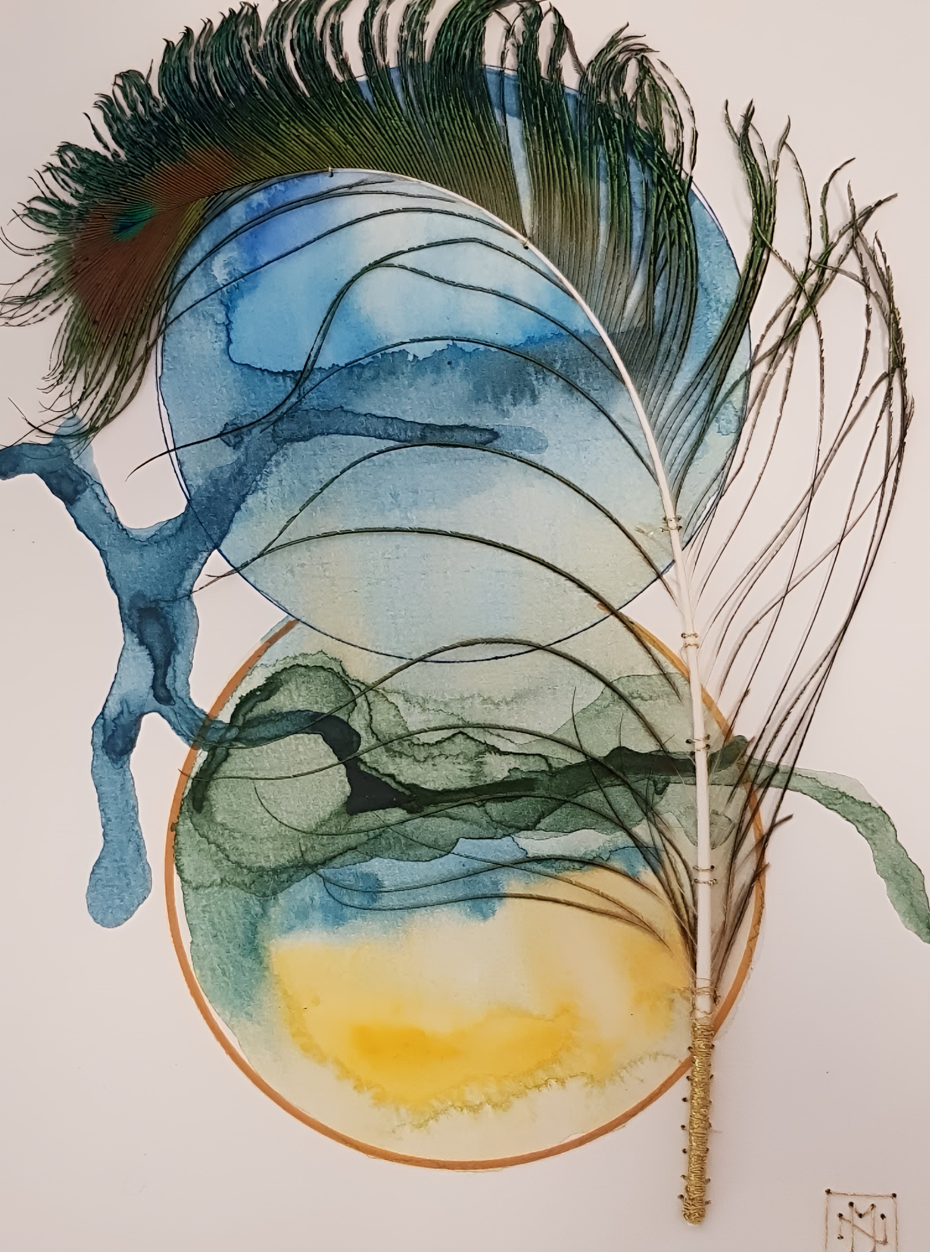 Plume Céleste — A Collector's Meditation in Blue and Gold